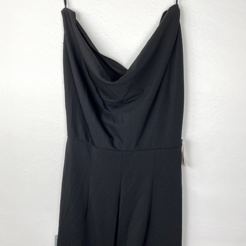 NWT Katie May Hannah Off The Shoulder Crepe Trumpet Gown Maxi Dress - Picture 8 of 11